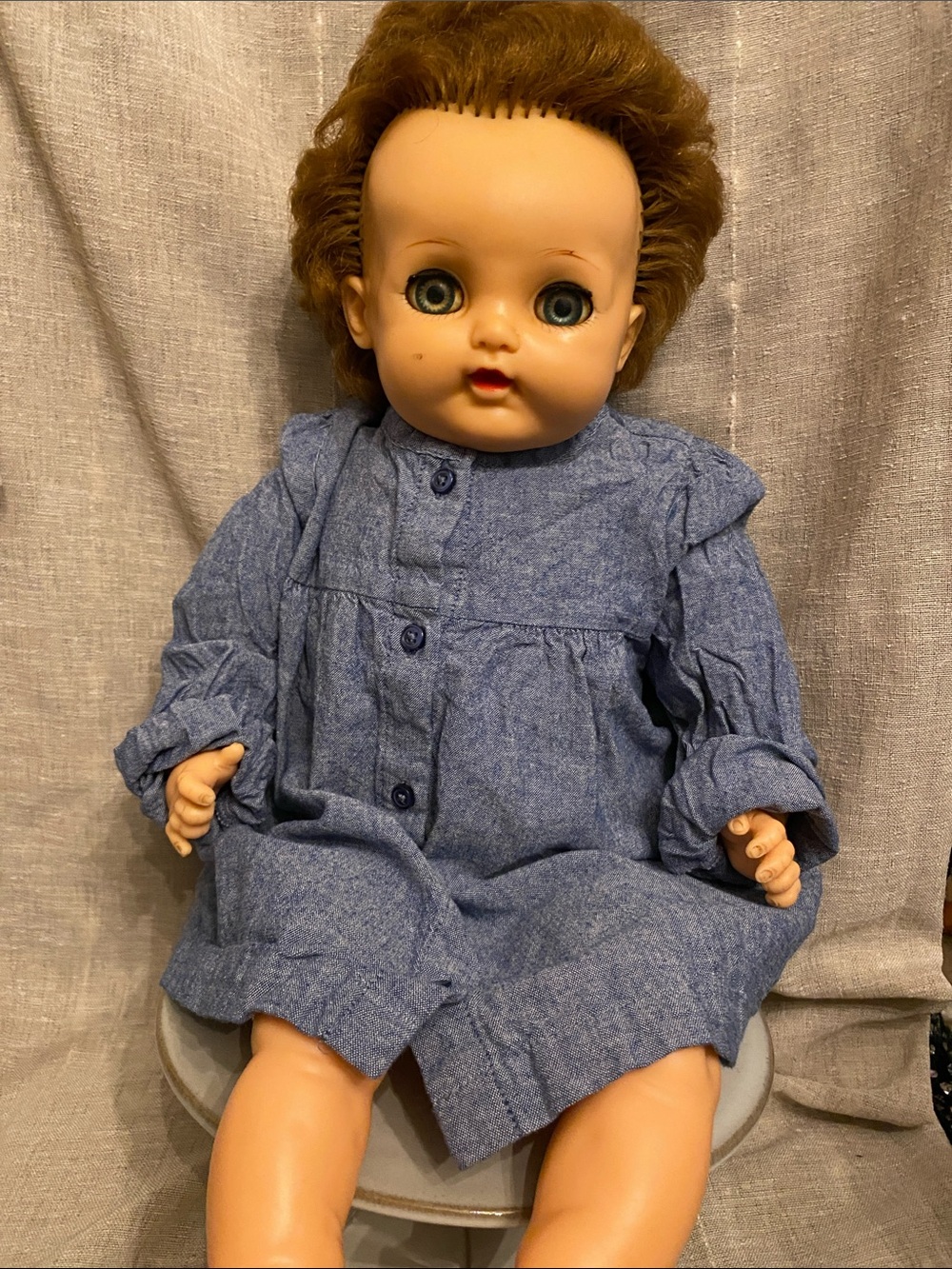 Baby Big Eyes by Ideal Doll, toy company during the 1950’s the P- mold baby